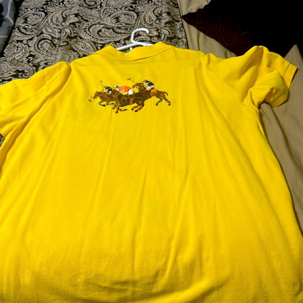 Yellow Ralph Lauren Polo Shirt great condition